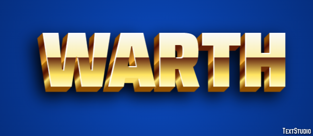 Warth Efekt tekstowy