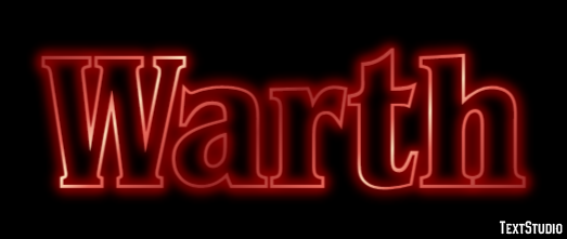 Warth Efeito de texto