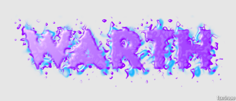 Warth Texteffekt