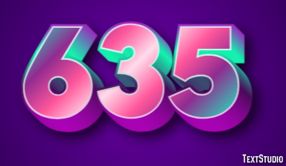 635 テキスト効果