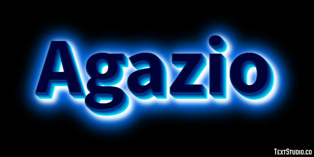 Agazio テキスト効果