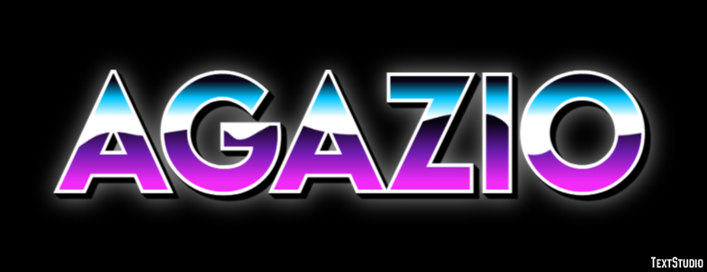 Agazio Эффект текста