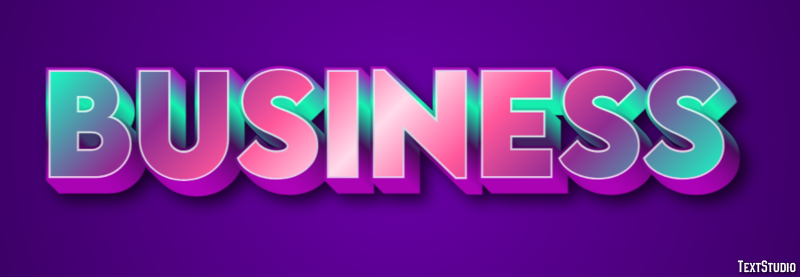 Business Эффект текста