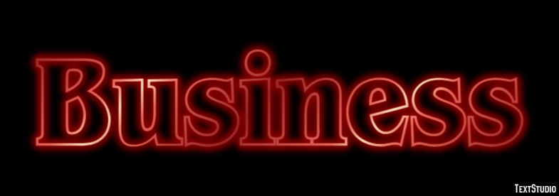Business Эффект текста