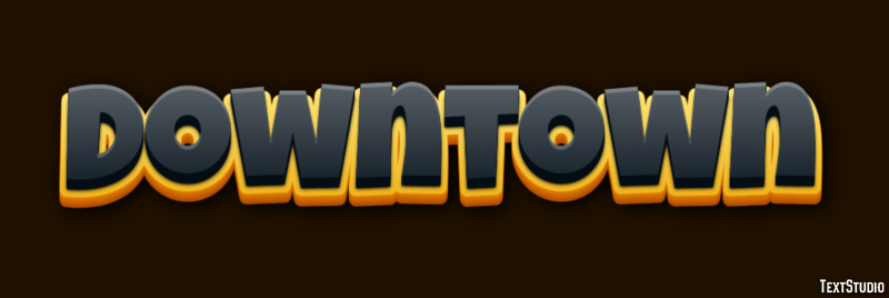 Downtown Text Effect