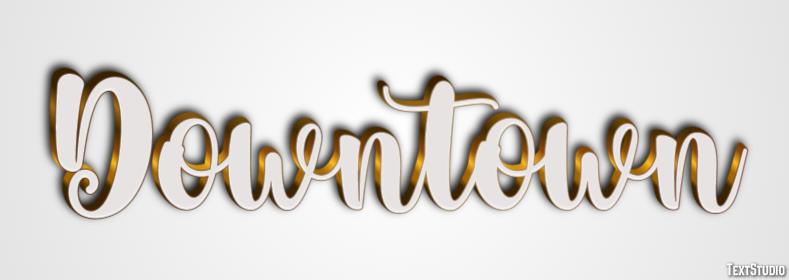 Downtown Text Effect