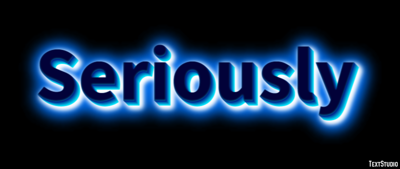 Seriously Text Effect