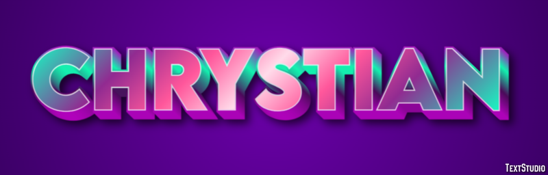 Chrystian Efecto de Texto