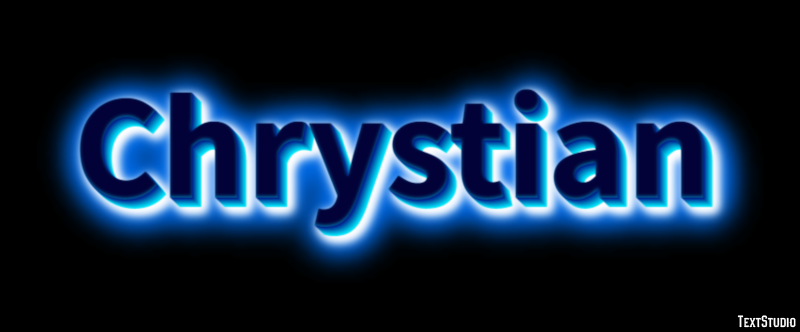 Chrystian Эффект текста