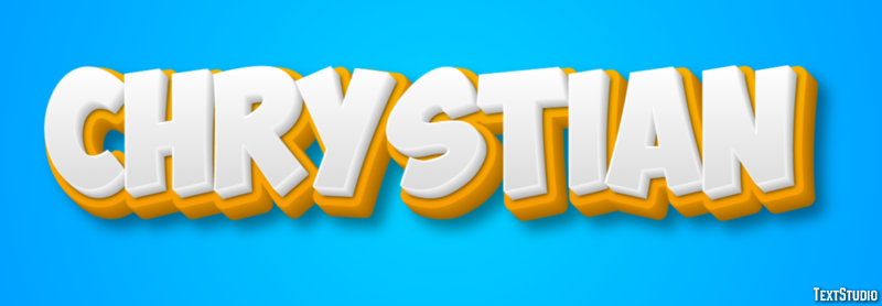 Chrystian Efecto de texto