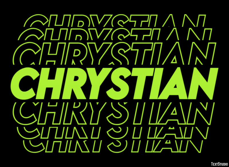Chrystian Efekt tekstowy