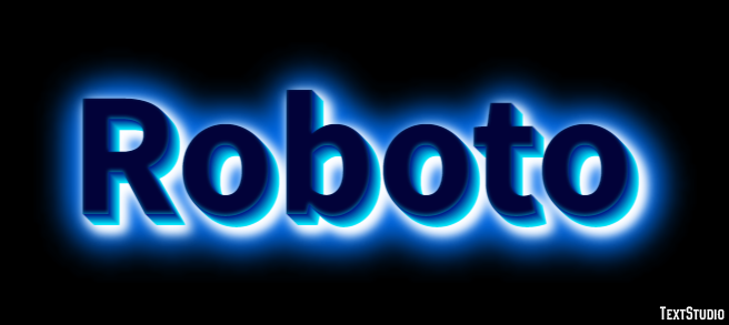 Roboto テキスト効果