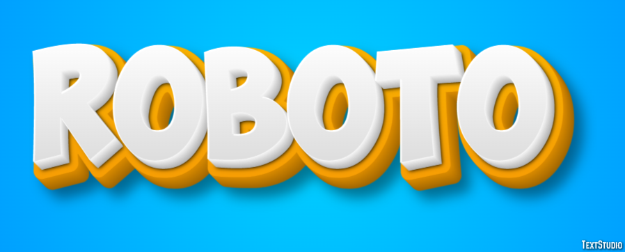 Roboto テキスト効果