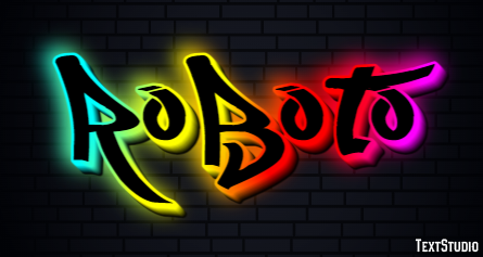 Roboto テキスト効果