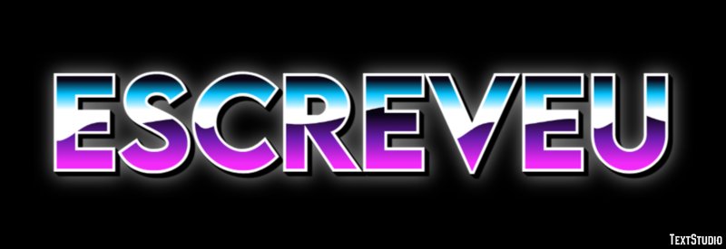 Escreveu Efeito de texto