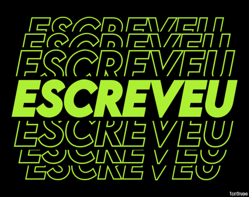 Escreveu Efeito do texto
