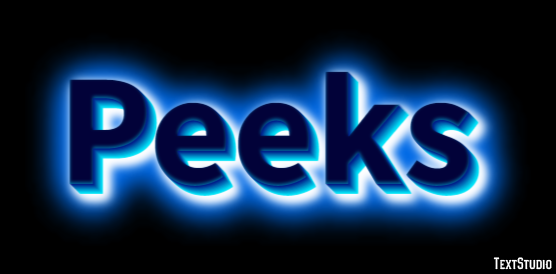 Peeks テキスト効果