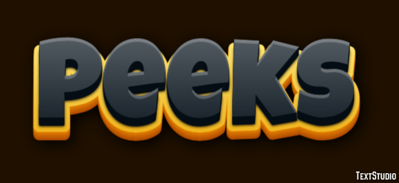 Peeks テキスト効果