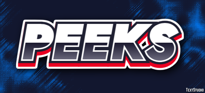 Peeks テキスト効果