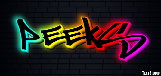 Peeks テキスト効果