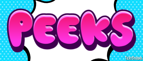 Peeks テキスト効果