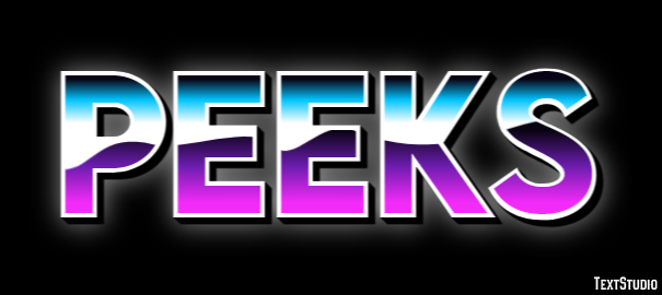 Peeks テキスト効果