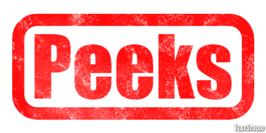 Peeks テキスト効果