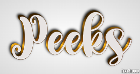 Peeks テキスト効果