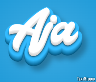 Aja Text Effect