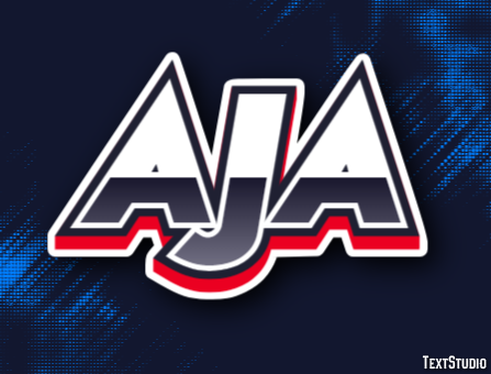 Aja Эффект текста