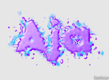Aja Эффект текста
