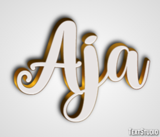Aja Text Effect