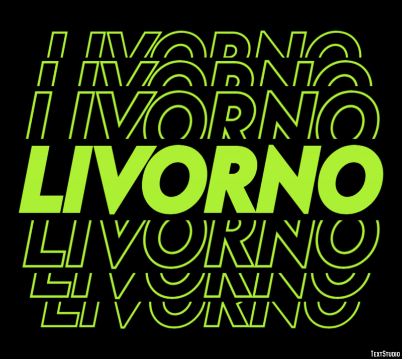 Livorno Effetto testo