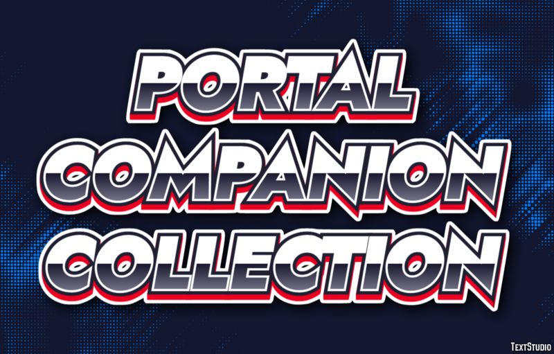 Portal Companion Collection Эффект текста