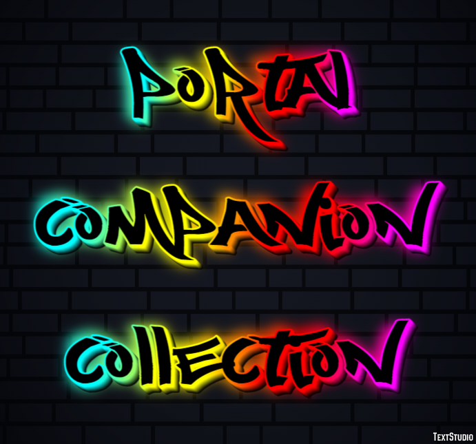 Portal Companion Collection Текстовый эффект
