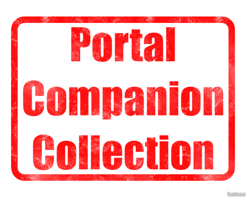 Portal Companion Collection Эффект текста