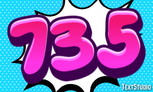 735 Efecto de Texto
