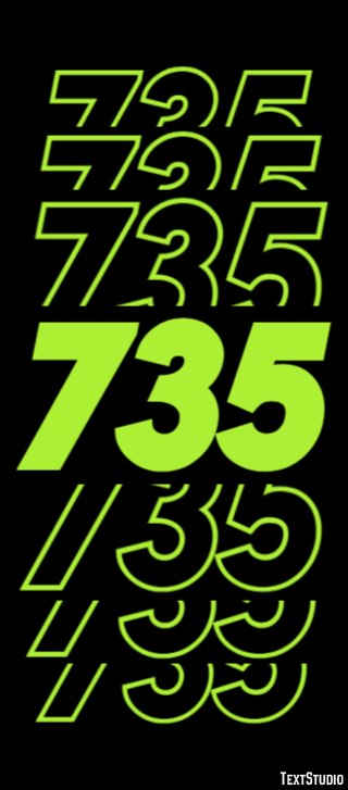 735 Effetto testo