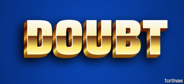 Doubt Text Effect