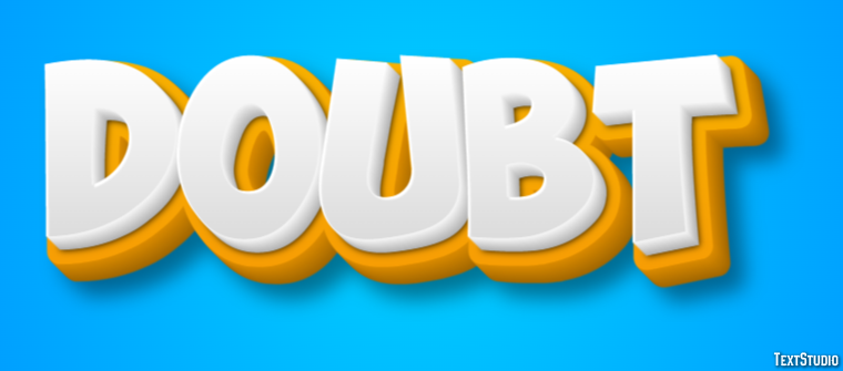 Doubt Text Effect