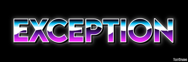 Exception Text Effect