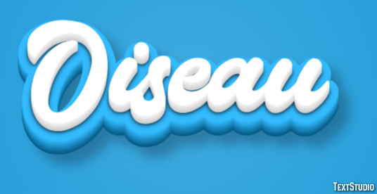 Oiseau Effet de texte