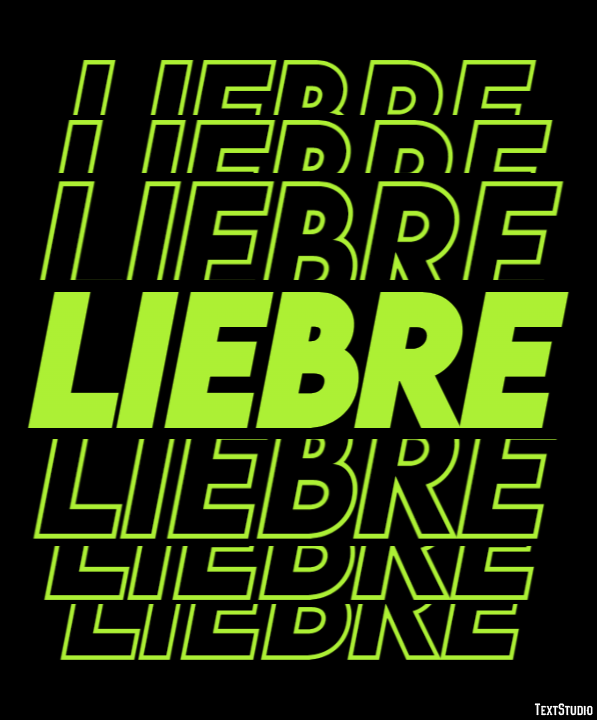 Liebre Efecto de texto