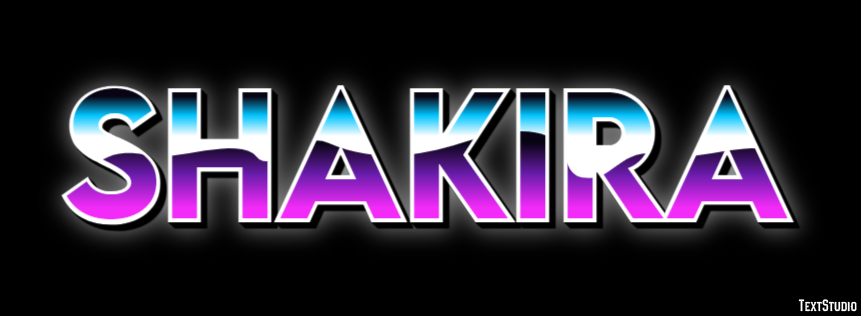 Shakira Text Effect