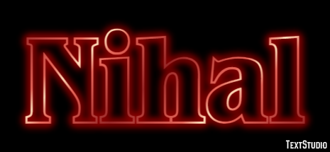 Nihal Efecto de Texto