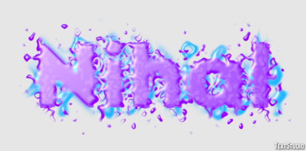Nihal Efecto de Texto