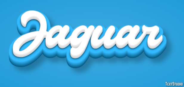 Jaguar Text effect