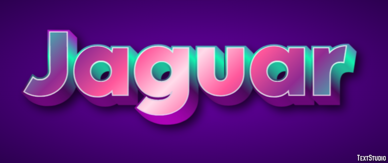 Jaguar Text effect