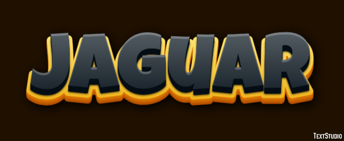 Jaguar Text effect