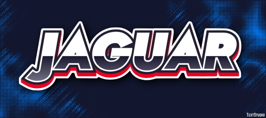 Jaguar Text effect